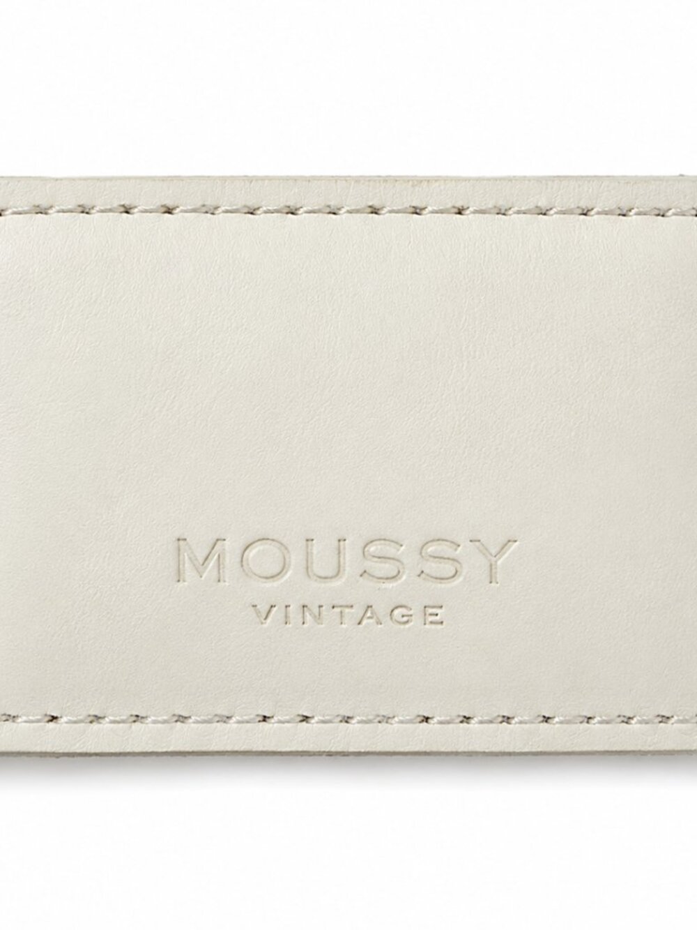 MOUSSY Vintage White Distressed Straight Leg Jeans Button Fly Japan Size 26 - Picture 4 of 10
